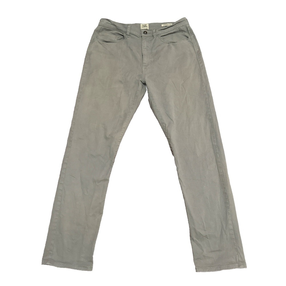Flint and Tinder Pants Mens 31x30 (32x30 Actual) Gray Tapered Fit Stretch Pants